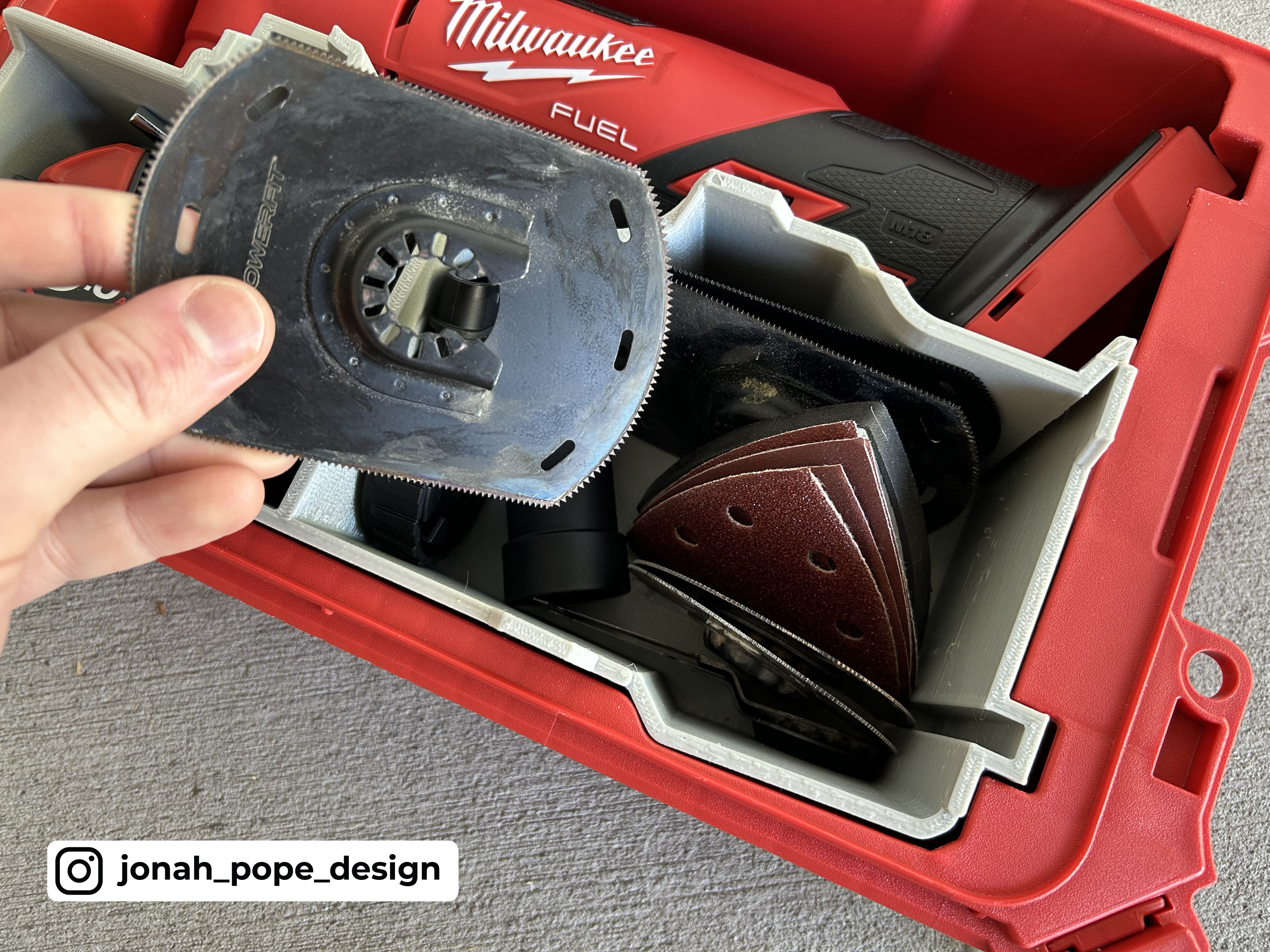 M18 Multi-tool Fuel Insert for Milwaukee Packout Organiser (INSERTS ...